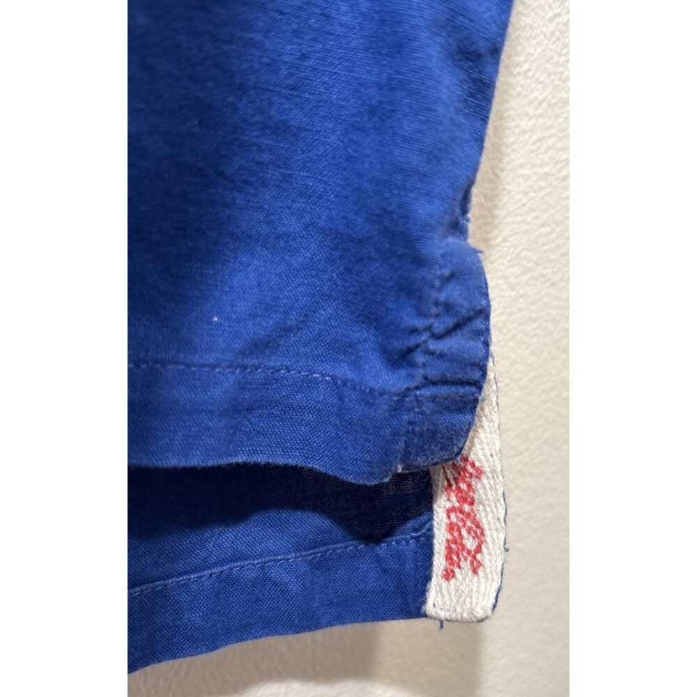 Vintage "Coca-Cola Clothes" Stars Camp Shirt L Long Sleeve 100% Cotton 70s 80s - Picture 13 of 16